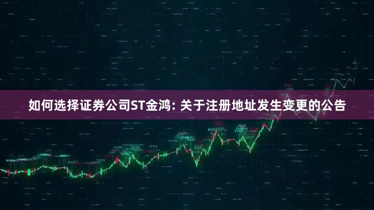 如何选择证券公司ST金鸿: 关于注册地址发生变更的公告